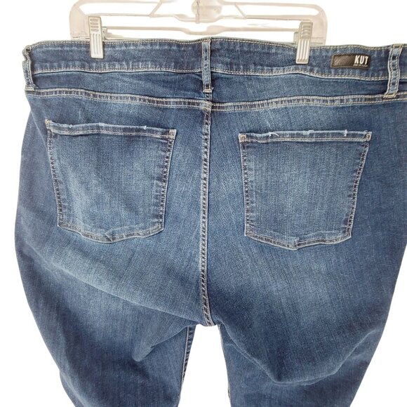 Kut from the Kloth Women's Denim  Jeans Blue Size 24W - Picture 6 of 10